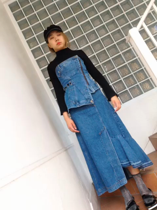 AULA　リメイクデニム　セットアップの記事動画