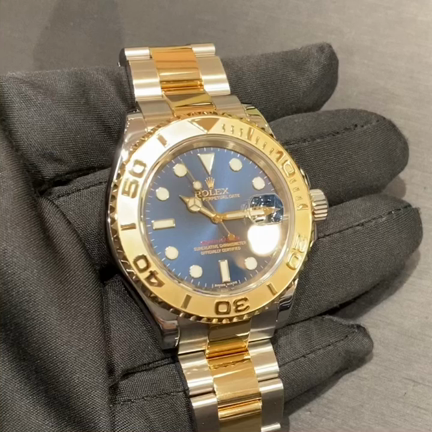 ロレックス】ヨットマスター 16623 ブルー に決める！ | 大黒屋時計館