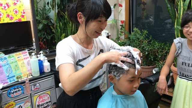 パワーゼミ テーマは 子どものシャンプー 楽しかったよ 新潟 三条 理容師 ショートスタイル カットハウスパワーなおみのブログ