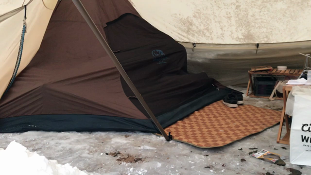 奥琵琶湖オートキャンプ場で雪キャンプの続き♪の記事動画