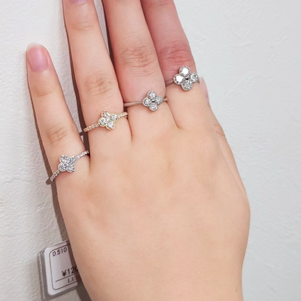 お花モチーフのダイヤモンドリング | ダイヤモンド輸入卸販売 レハイム