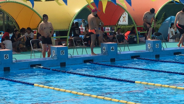 調布市水泳大会 2017 超反応