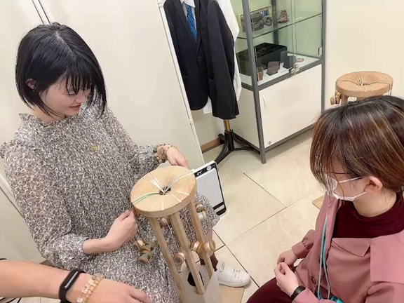 「道明」にて組紐体験♪の記事動画