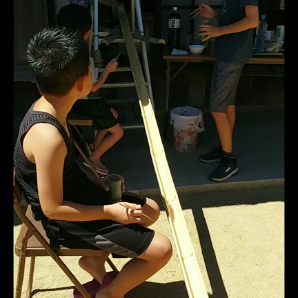 【帰省③】竹の香りと笑い声に包まれて♪の記事動画