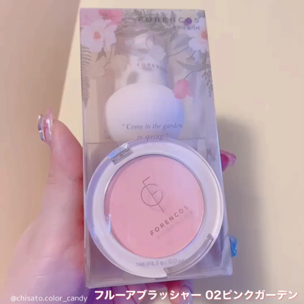 イエベ春/ブルベ夏さんおすすめ！韓国コスメ♡フォレンコスのチークの記事動画