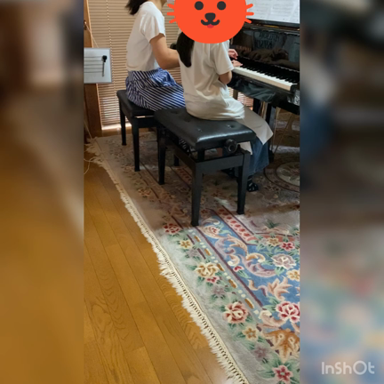 小学生のレッスン　連弾しましたの記事動画