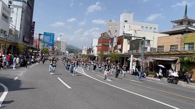2023.4.16.SUN【延岡大師祭市中パレード】の記事動画