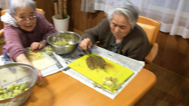 ふきのとう 蕗味噌作りましょ その3の記事動画