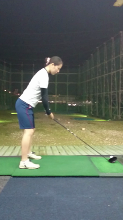 切り返しでの自然落下 Kanaのゴルフ日記