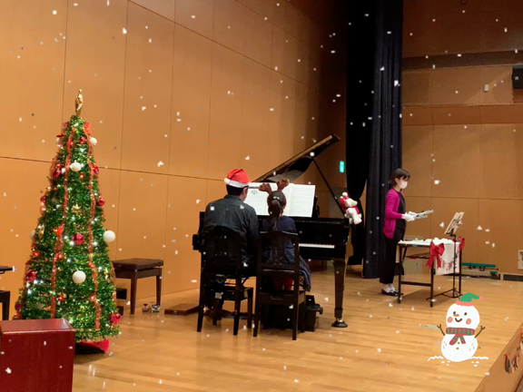 2021クリスマスコンサート開催しましたの記事動画