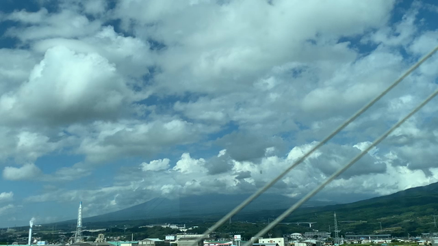 新幹線の車窓からの記事動画