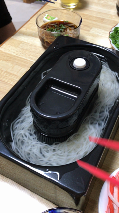 家族で流しそうめんの記事動画