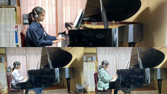 卒業記念にピアノで連弾演奏。音楽で心に残る思い出に！の記事動画