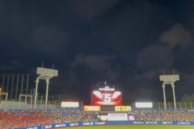 8月8日神宮花火ナイターの記事動画