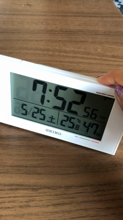 快適度表示付き！セイコー クロック デジタル時計の記事動画