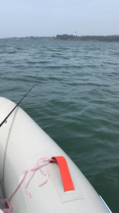 ゴムボート釣行と2馬力エンジン走行シーン‼︎の記事動画