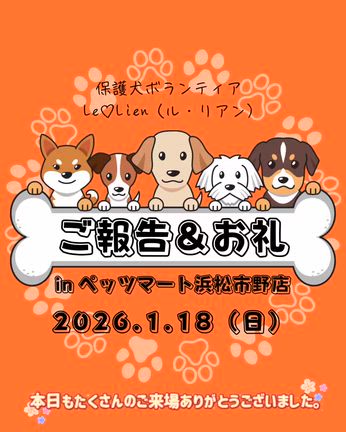 【1/18譲渡会のご報告＆お礼】の記事動画