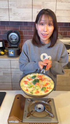 明太マカロニクリームグラタンです！！の記事動画