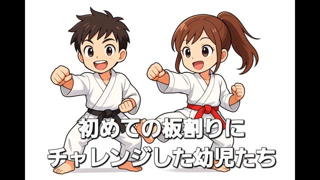 【横堤道場】キッズクラスXマスイヴに試し割り会しますの記事動画