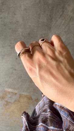 眺めていたくなる可愛さ♡不完全に意味のある個性派リング発売です！の記事動画