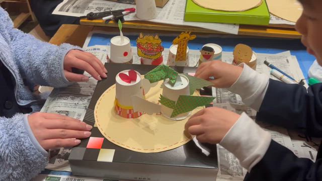 和を楽しむ✴︎紙相撲を作って遊ぼう！'25の記事動画