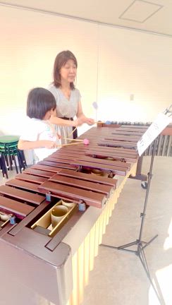 マリンバ始めて2ヶ月Mちゃんの記事動画