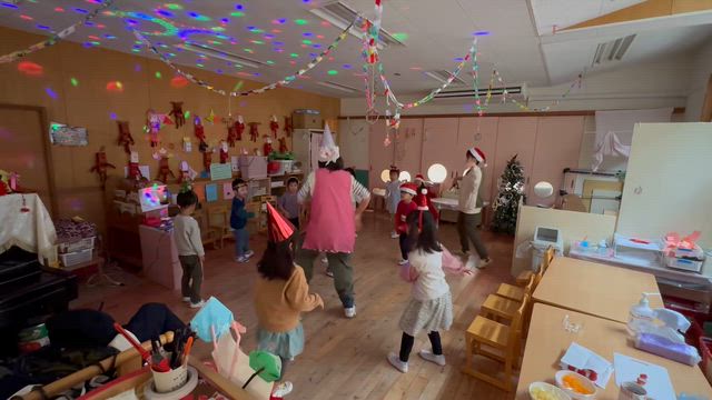 クリスマスパーティー　あさがお編の記事動画