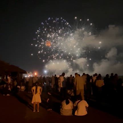 今朝のジョグと秋の花火大会の記事動画