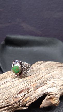 キャリコレイクターコイズリング☆ | Silver Dollar Craft