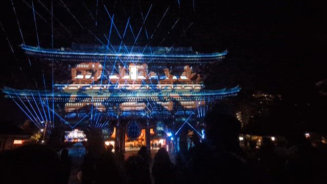 プロジェクションマッピング【浅草寺】の記事動画