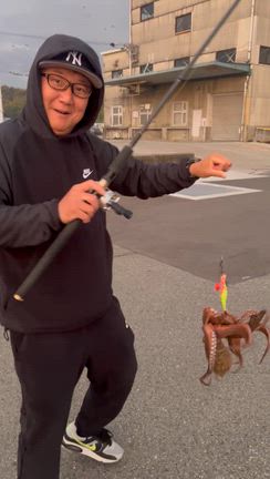 昨日の仕事帰りはタコが飛び出しビックリ‼️の記事動画