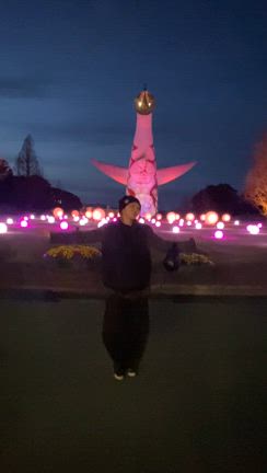 桜 と 太陽の塔 と トワね♪の記事動画