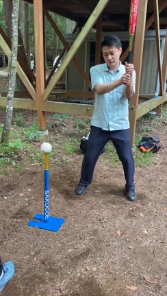 東京オリンピック金メダリスト、ソフトボールの渥美万奈選手のバッティング体験への記事動画