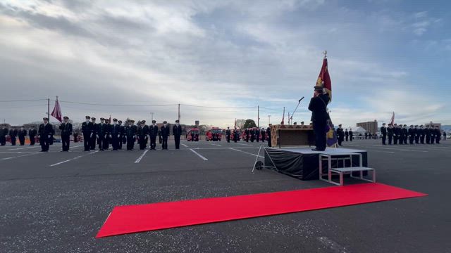 武蔵村山市消防団出初式の記事動画