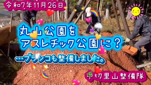 丸山公園はアスレチック公園に！？の記事動画