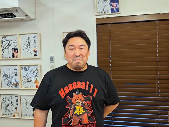 西口プロレスの告知の記事動画