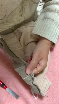 洋服リフォームの時の糸を解く道具たちの記事動画