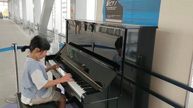 大垣駅で弾いて来ましたーと連絡いただきました*˙︶˙*)ﾉ"の記事動画