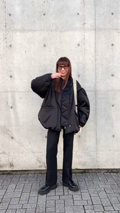 友人のインスタを見て真似したアウターの記事動画