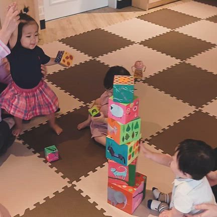 積み上げるってたのしい！！（ルクアイーレ・Zooアドベンチャー教室）の記事動画