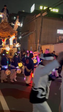 令和七年度　地車曳行　宵宮の記事動画