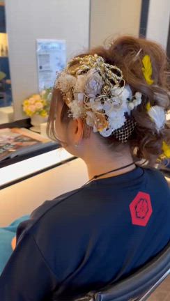 お祭り盛りヘアの記事動画