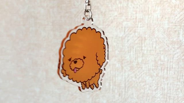 プカプカッププードルのアクリルキーホルダー！の記事動画