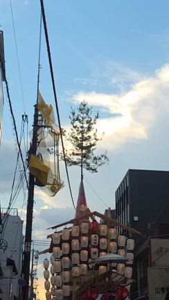 祇園祭後祭宵山にふらっと行ってきましたの記事動画