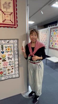 柴田明美パッチワークスクール作品展の記事動画