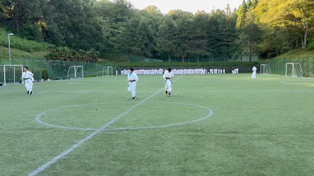 少年部夏合宿　その15 朝稽古おわりの記事動画