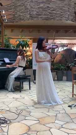 ヴァイオリンとピアノのコンサートの記事動画