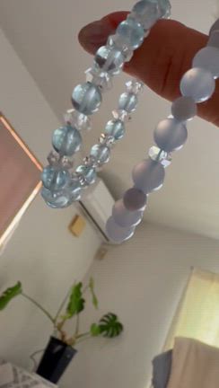 ブルートパーズとブルーレースアゲートの記事動画