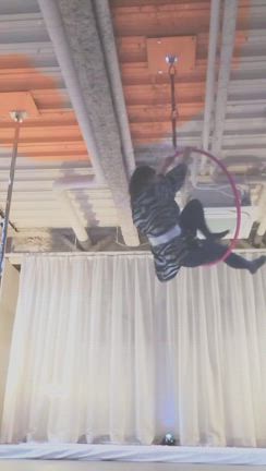 エアリアルダンス発表会の記事動画