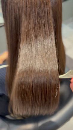 1年歳をとったのに、美容師さんの魔法の手でさらに艶が出た髪。の記事動画